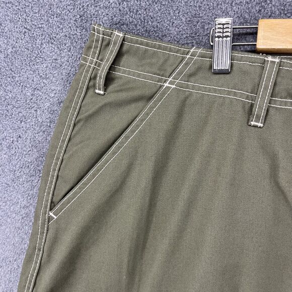 True Religion Jeans Cargo pants Men's Size 38 Kalamata Green $159 Flap - Picture 7 of 16